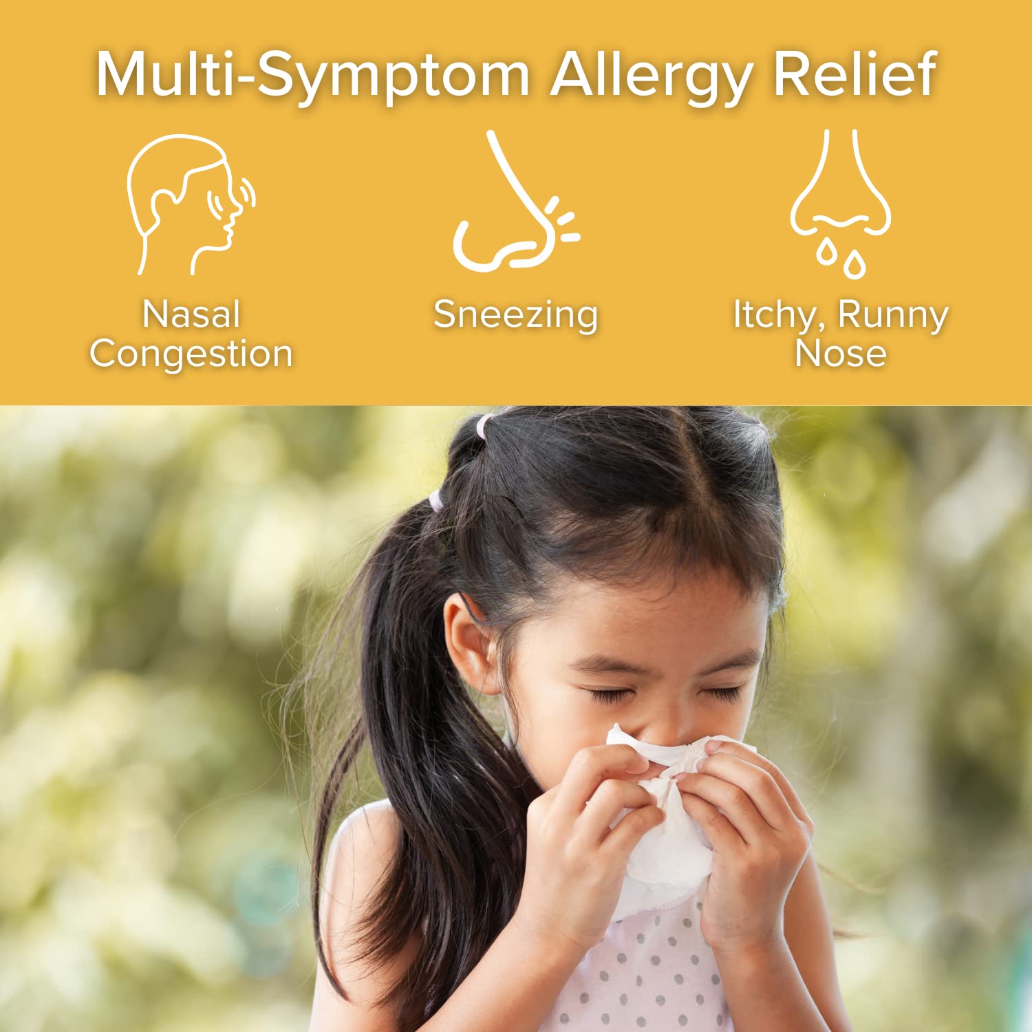 Allervarx 12-Hour Allergy Relief for Children, Loratadine Non-Drowsy Antihistamine Medicine | 5mg Orally Disintegrating Tablet, 30 Count (Pack of 1)
