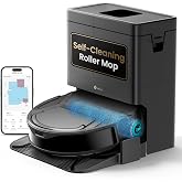 Lefant M210 Omni Robot Vacuum and Mop, 20,000Pa Suction | Tangle-Free Roller, Self-Cleaning & Self-Drying Base Station, 800mL