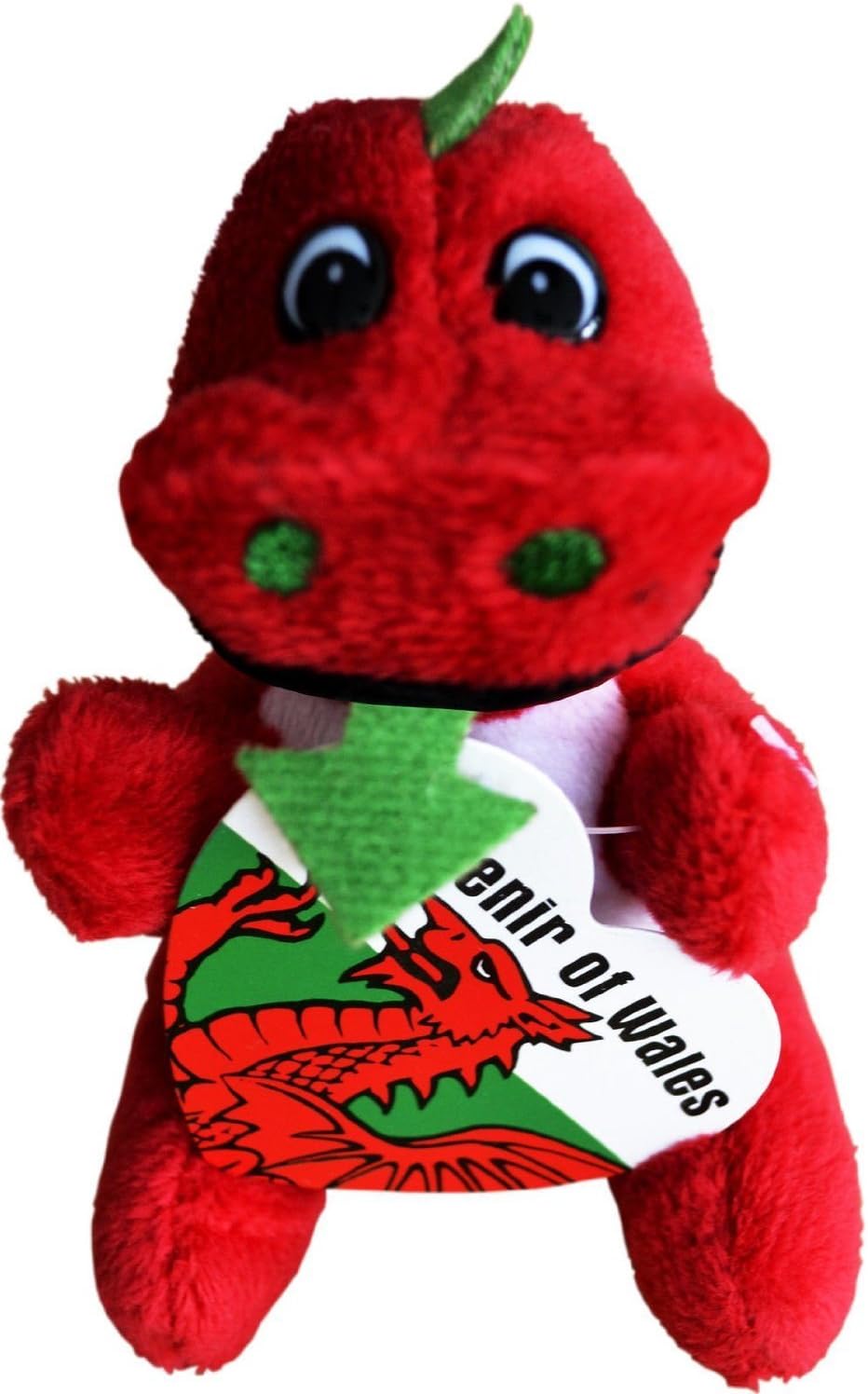 The Magic Kingdom NEW BABY CYMRU WALES WELSH NOVELTY SOUVENIR GIFT LITTLE SOFT TOY DRAGON TEDDY (12 Cms, Red)