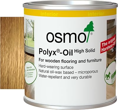 Osmo Polyx-Oil 3032 Clear Satin 0.375L Hard Wax Oil Wood Furniture Floor Finish