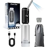 Portable Bidet for Travel, Rechargeable Waterproof Sprayer, Black | Portable Rechargeable Travel Bidet Sprayer Fits Various Water Bottles, Waterproof High Pressure Handheld for Personal Hygiene