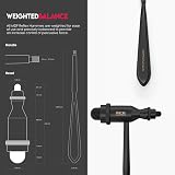 MDF Instruments Tromner Neurological Reflex Hammer Blackout Black 3-in-1 view 4
