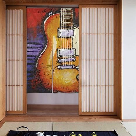Amazon 音楽の壁 のれん 部屋仕切 暖簾 玄関 キッチン 飲食店 おしゃれ 目隠し 人気 かわいい 暖簾 正月飾り 玄関 間仕切りカーテン インテリア 雑貨 和風断熱遮光 台所 部屋 着替え室 料理屋 洋室 和室 居酒屋 室内インテリア プレゼント 和柄 新築祝い 86cm幅 143cm丈
