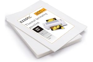 Thermal Laminating Pouches, Ezzgol 400 Pack Plastic Laminating Sheets, 9 X 11.5 Inches, 3 Mil, Clear Letter Size Sheets for Laminator, Office and School Supplies