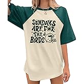 Football Shirts for Women Game Day Shirt Football Season Tshirt Team Fan Tees Graphic Raglan Short Sleeve Tops