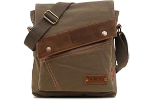 AIBAG Messenger Bag, Vintage Small Canvas Shoulder Bag Crossbody Purse