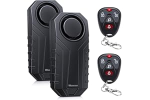 WSDCAM 113dB Loud Anti Theft Vibration Sensor Alarm Systems for Electric Bike Motorcycle Golf Car Trailer Mailbox Garage Door