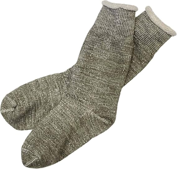 Amazon ロトト Rototo Double Face Crew Socks ダブルフェイスクルーソックス R1001 M 25 27cm Army Green スポーツソックス 通販