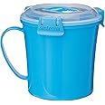 Sistema Microwave Soup Mug, 2.8 Cup, Medium, Blue
