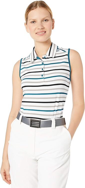 adidas sleeveless polo
