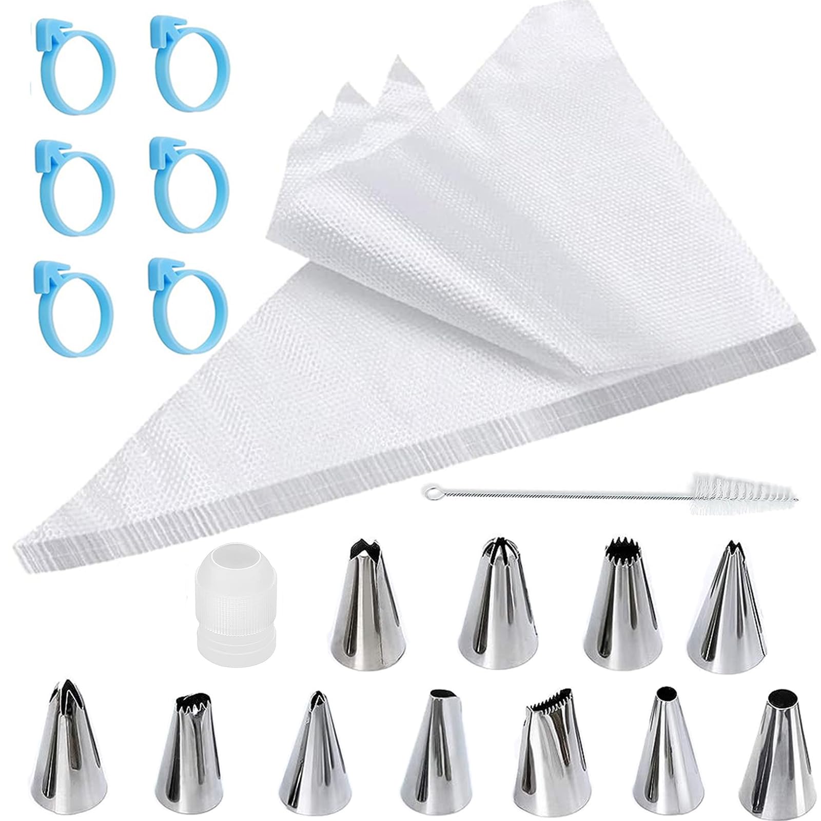 Tomuvpzn 100 Piece Piping Bag Set