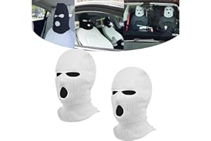 GOFEVDRT 2Pcs Car Headrest Covers, Soft Fabric Breathable Car Headrest Protector, Funny Hat Car Decoration Interior Accessories, Spoof Face Car Seat Head Rest Cover Protector for Most Cars,Trucks,SUV Models(B)