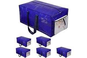 OVETLIM Moving Bags Heavy Duty Extra Large,Storage Totes for Space Saving,Moving Boxes for Alternative,Space Saver Bags,Organizing Bags,Moving Storage Bag,Large Bags for Moving,Moving of Blue Bags