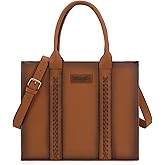 Montana West × Wrangler Large Tote Bags Purses for Women Work Top-Handle Handbags with Strap