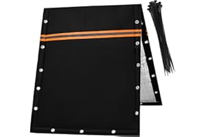 FANTANG Outdoor Backflow Preventer Insulation Cover Black Backflow Pipe Cover 3-Way Opening Backflow Valve Cover Insulated Sprinkler Backflow Cover Pouch for Outside Winter Pipe Freeze Protection, 16"W X 20"H