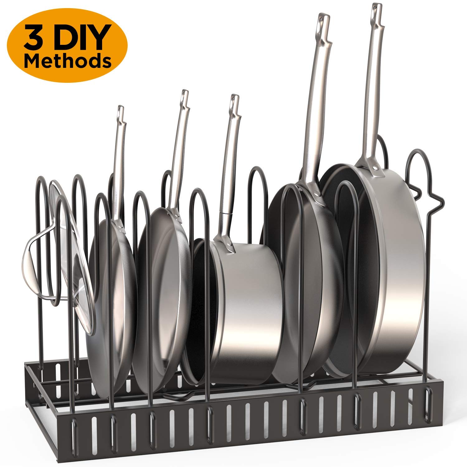 Geekdigg Pot Rack Organizer 3 Diy Methods Height And Position