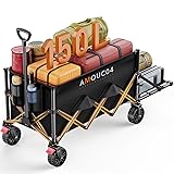 Wagon Cart Foldable, Collapsible Wagon with
