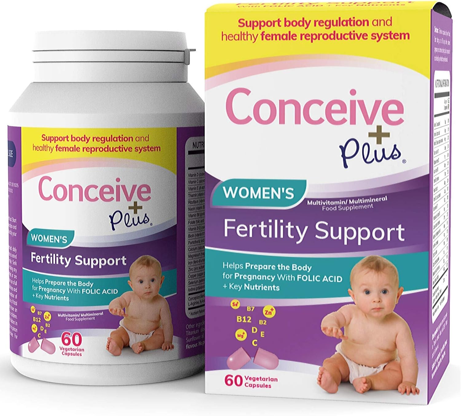 CONCEIVE PLUS Fertility Supplements for Women, 60 count (Pack of 1) - Image 4