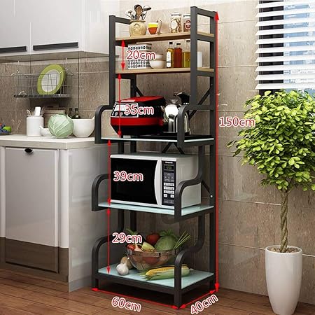Estante De Cocina Estante De Microondas De Pie Para ...