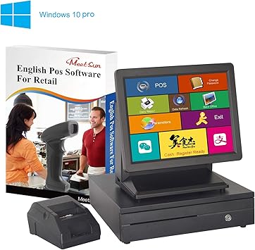 Amazon Com Meetsun All In One Pos System Cash Register For