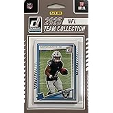 Las Vegas Raiders 2025 Donruss Factory Sealed Team Set Featuring Maxx Crosby, Geno Smith and Brock Bowers with Rated Rookie Cards of Ashton Jeanty, Jack Bech and Dont'e Thornton Jr Plus