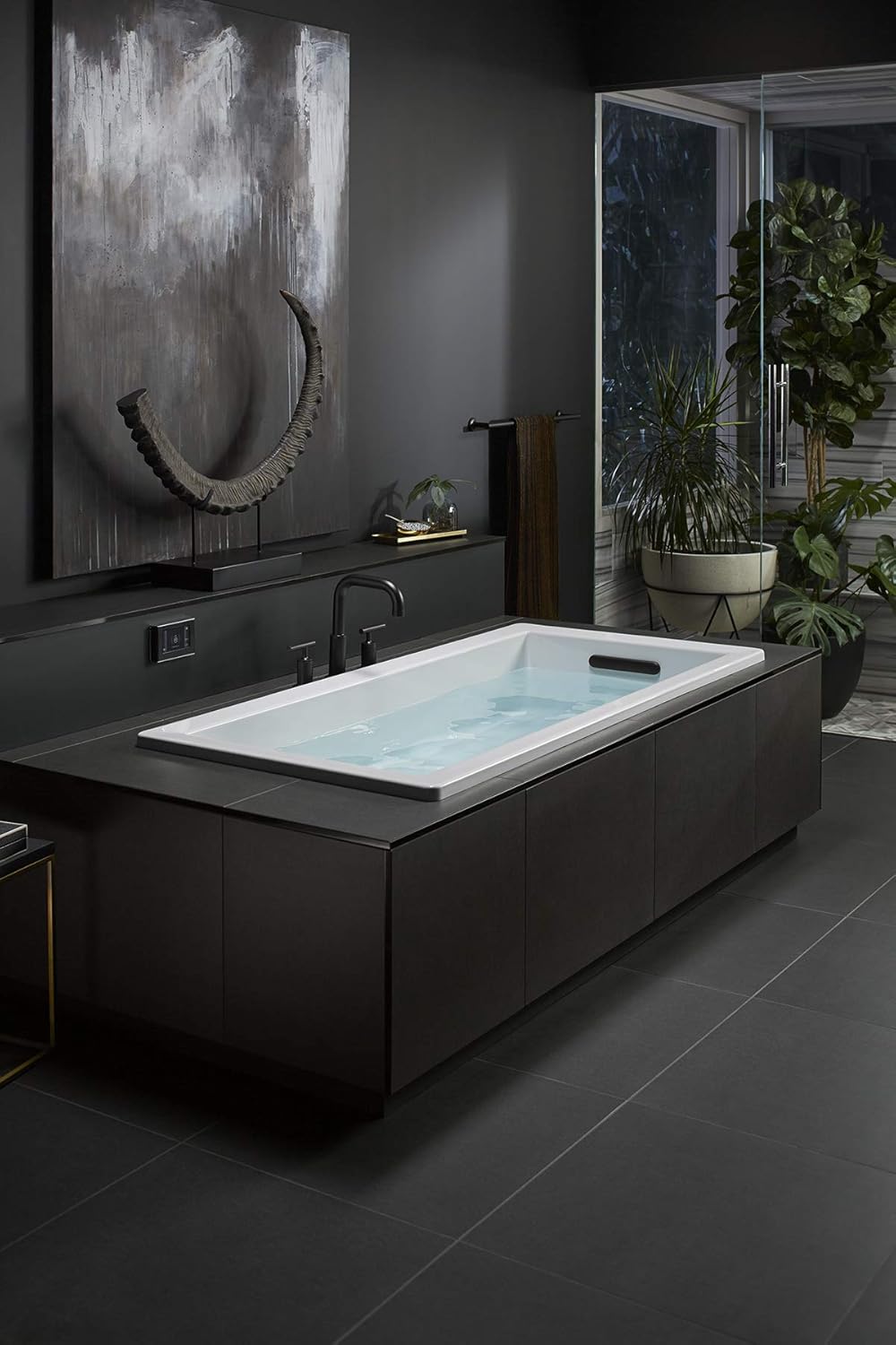 Matte Black Kohler KT144284BL Purist Tub Faucets Kitchen & Bath