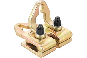 MYFULLY 5 Ton Auto Body Repair Clamp Kit Heavy Duty Right Angle Two-Way Pulling Clamp for Car Frame Straightening & Dent Pulling, Multi-Hook Point Design for Automotive Collision Repair