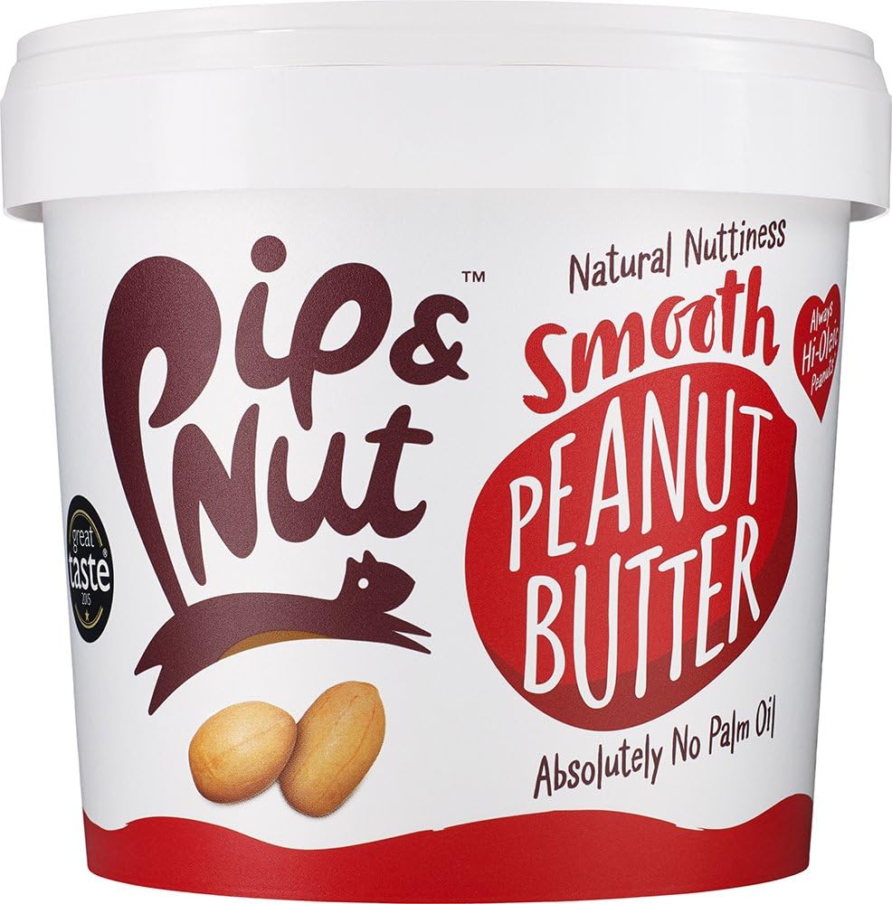 Pip & Nut Smooth Peanut Butter 1kg Absolutely No Palm Oil No