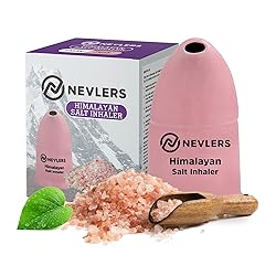 Nevlers Himalayan Salt Inhaler Ceramic with 6 Oz