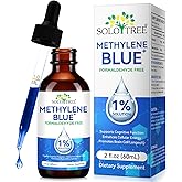 Ultra Methylene Blue 1% Solution | Pharmaceutical Grade USP | Cognitive Function & Cellular Energy Support | Formaldehyde-Free | 60ml (2 Fl Oz)