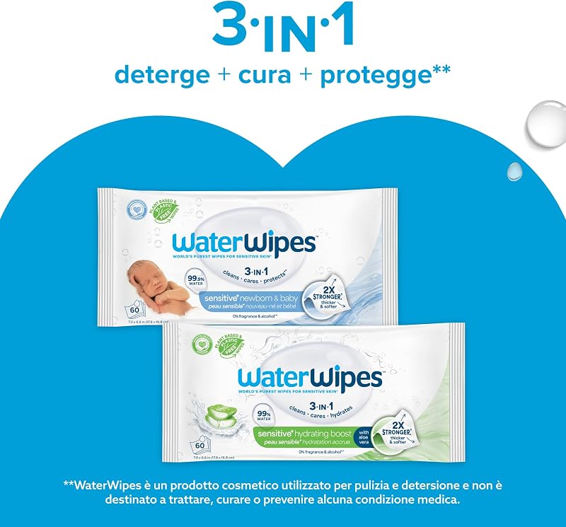 Sensitive+ Newborn & Baby Wipes, 9 Confezioni