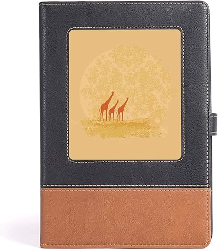 Amazon アパートの装飾 木と葉の模様の木 木製背景 植物装飾イラスト 100罫線シート A5 6 04x8 58インチ マルチカラー ノート メモ帳 文房具 オフィス用品