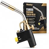 TS8000 Propane Torch Head, Trigger Start MAP-Pro and Propane Gas Torch | High-Intensity Soldering Torch for MAP-Pro and Propane Cylinders, for Brazing, Plumbing, HVAC, Heat Shrinking and Searing