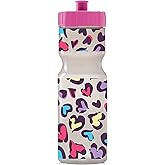 50 Strong 22oz Kids Sports Squeeze Water Bottle for Girls – BPA-Free with Pull Top Cap – Durable & Reusable for School, Sports & Everyday Use – Made in USA