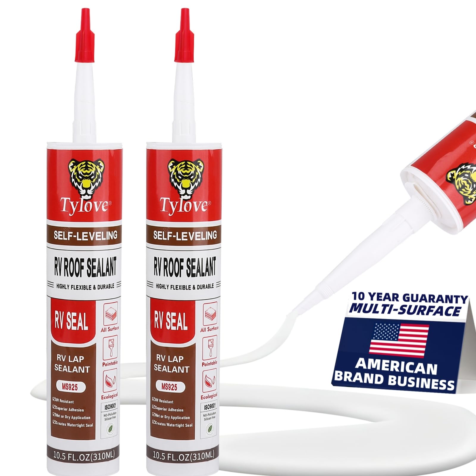 Tylove Self-Leveling RV Roof Sealant - Waterproof & Non-Cracking Lap ...