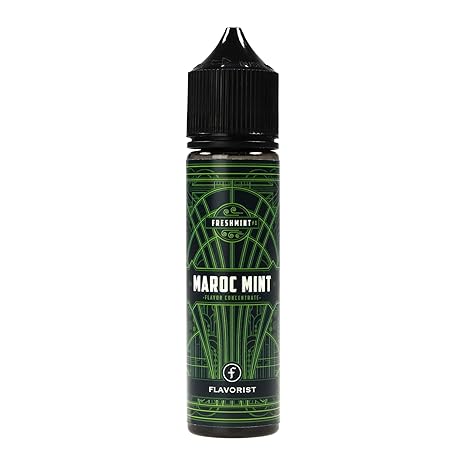 Flavorist Aromakonzentrat Maroc Mint, Shake-and-Vape zum Mischen mit Basisliquid für e-Liquid, 0.0 mg Nikotin, 15 ml