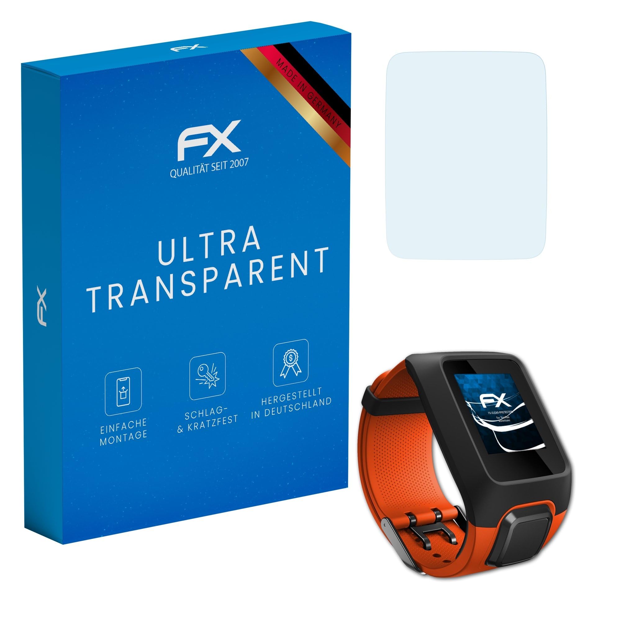atFoliX Screen Protection Film compatible with TomTom Adventurer Screen Protector, ultra-clear FX Protective Film (3X)