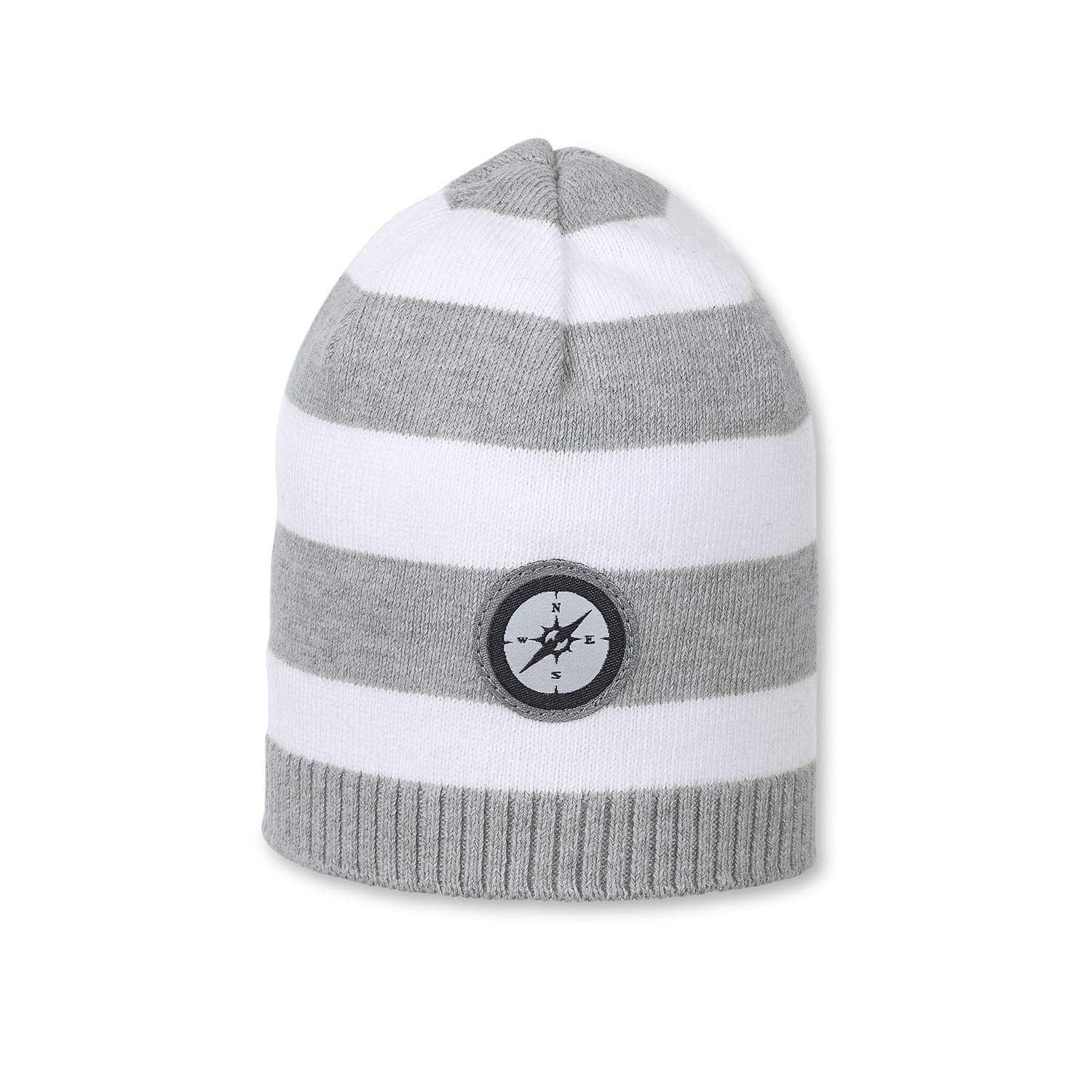 Sterntaler Boys Knit Cap, Age: 3-4 Months, Size: 39 cm, Silver
