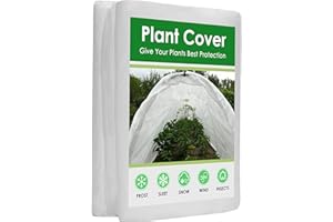 RUOLAN Plant Covers Freeze Protection,10Ft x 30Ft Floating Row Cover,Garden Fabric Plant Cover for Winter,Frost Blanket Cover for Cold Weather,Frost Protection Sun Pest Protection and Covers Outdoor Plants