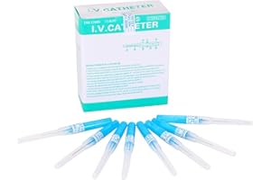 DOWEI Ear Nose Piercing,50pcs 22G Piercing IV Catheter Piercing for IV Start Kits,Body Piercing Tools,Piercing Supplies (22G)