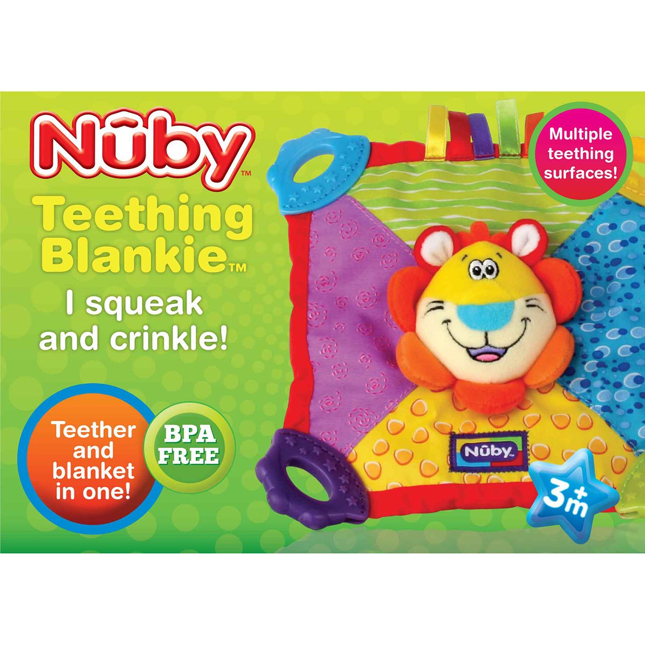 nuby lion teether