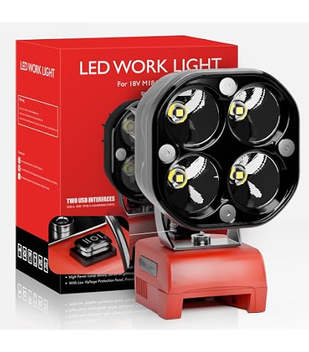 milwaukee 2735-20 m18 led 18 volt cordless flashlight work light New New
