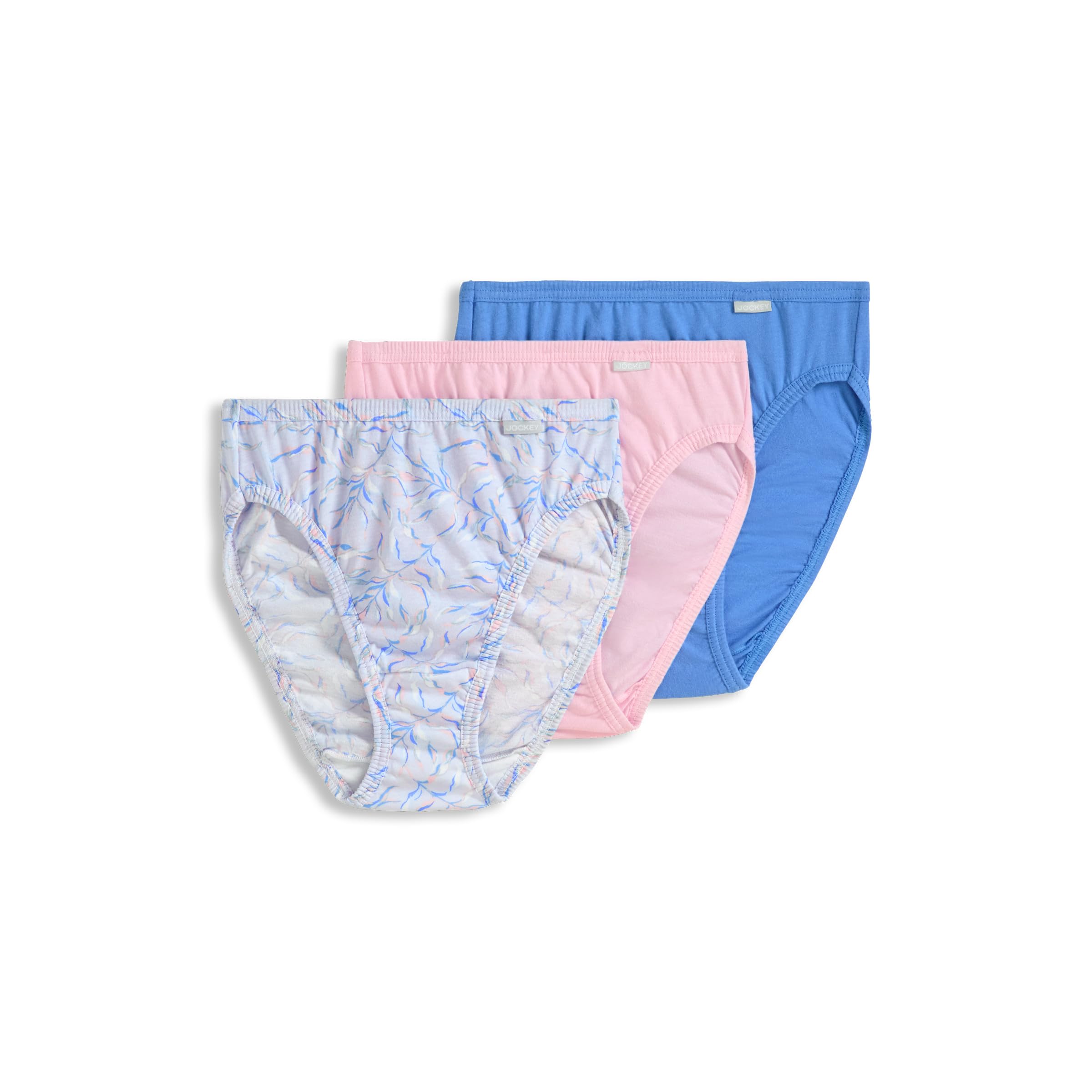 Jockey Women's Underwear Elance French Cut - 3 Pack, Wavering Floral, 6 Image