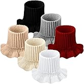 JenPen Winter Fake Turtleneck for Women Dickey Collar Knitted Detachable Half Top Mock High Turtleneck Neck Warm Faux Collar