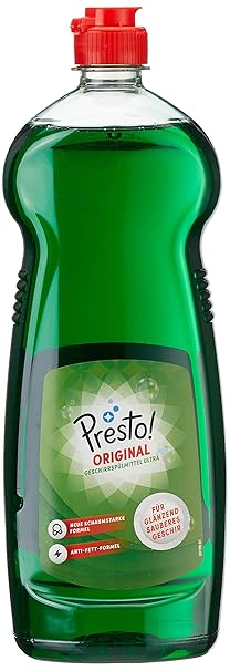 Amazon-Marke: Presto! Geschirrspülmittel (10 x 1 Liter)