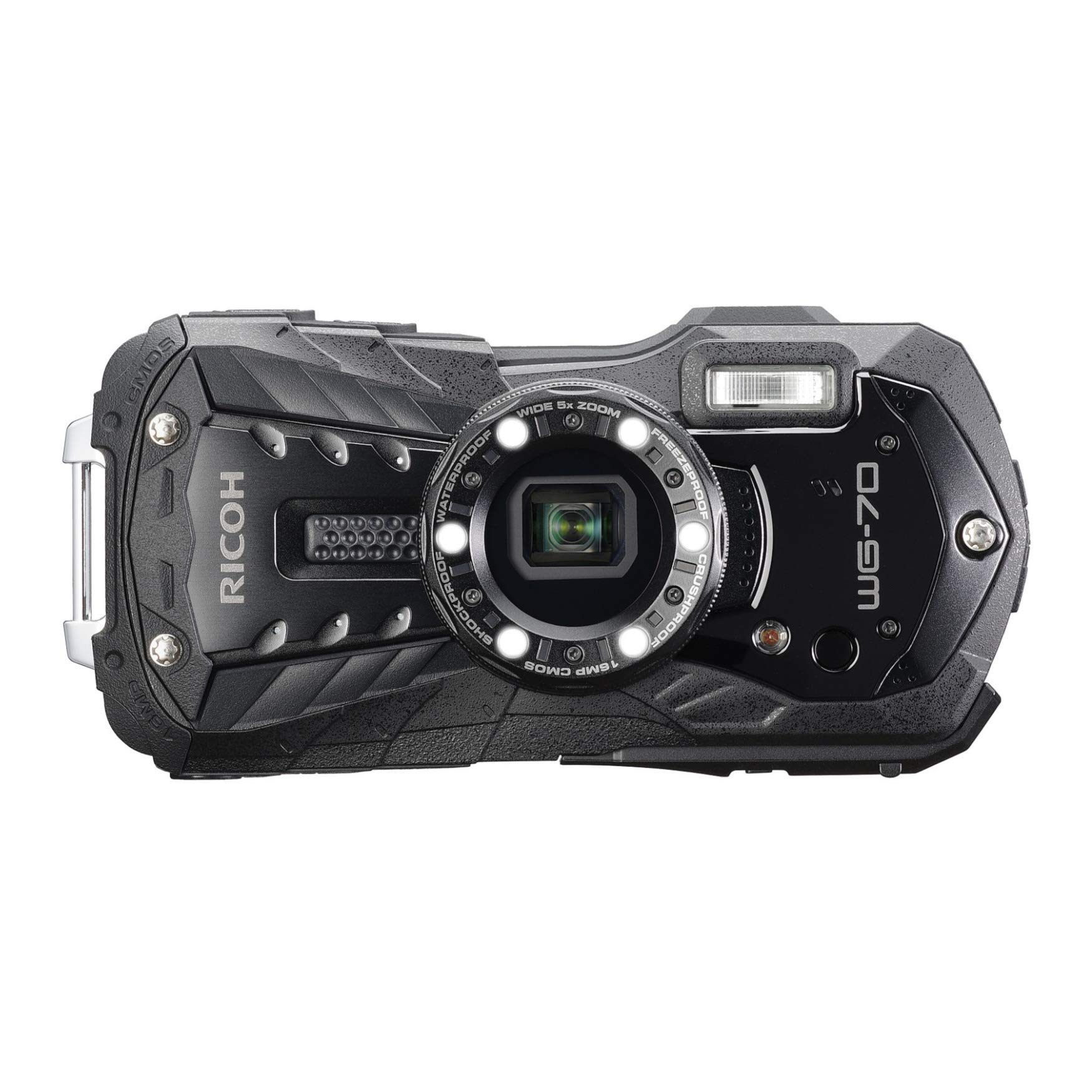 Ricoh WG-70 Black Waterproof Digital Camera 16MP