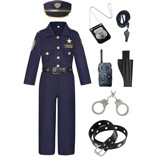 US POLICE 税関職員 ジャケット ＆ POLICE CAP セット　希少 Amazon.com: Viyorshop Kids Police Costume Deluxe Police