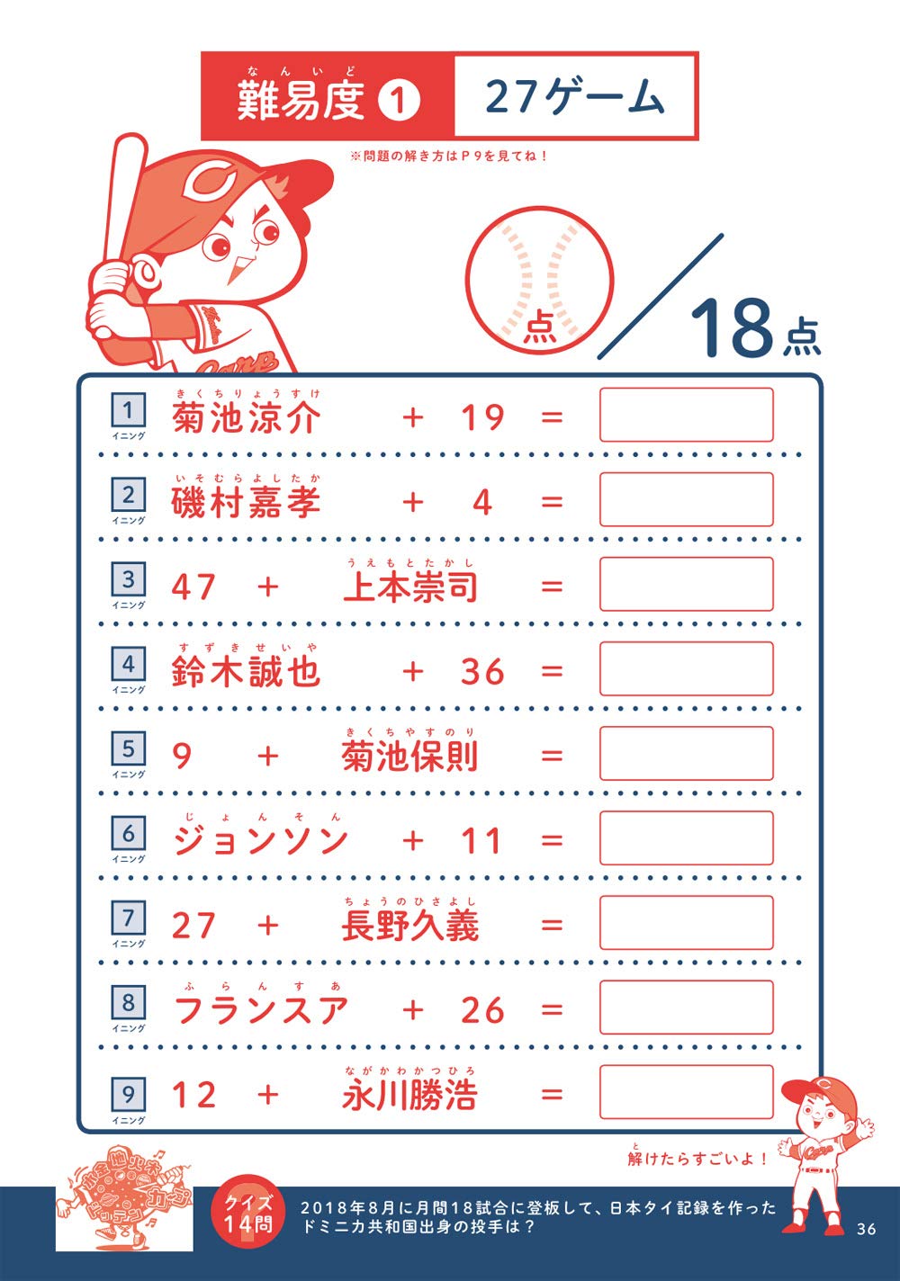 カープドリルシリーズ 19年度版 水金地火木ドッテンカープ計算ドリル 本 通販 Amazon