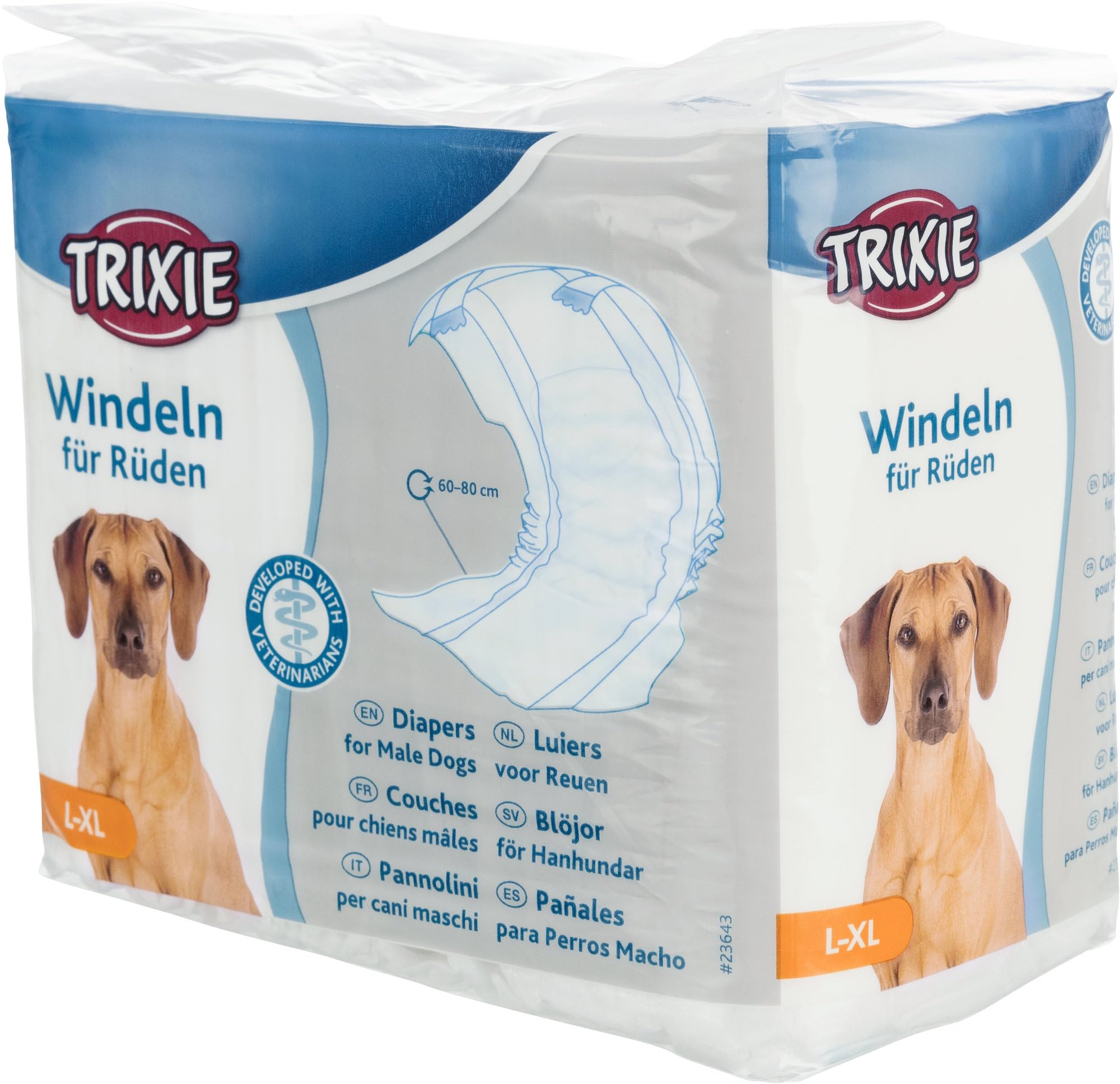 Trixie Windeln für Rüden, L–XL, 12 St.,White — image 1