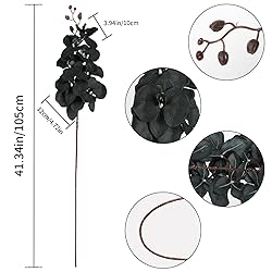 ICBOX 6PCS 41in Artificial Orchid Flowers Faux